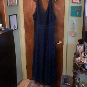 Torrid Lace Maxi Blue Dress